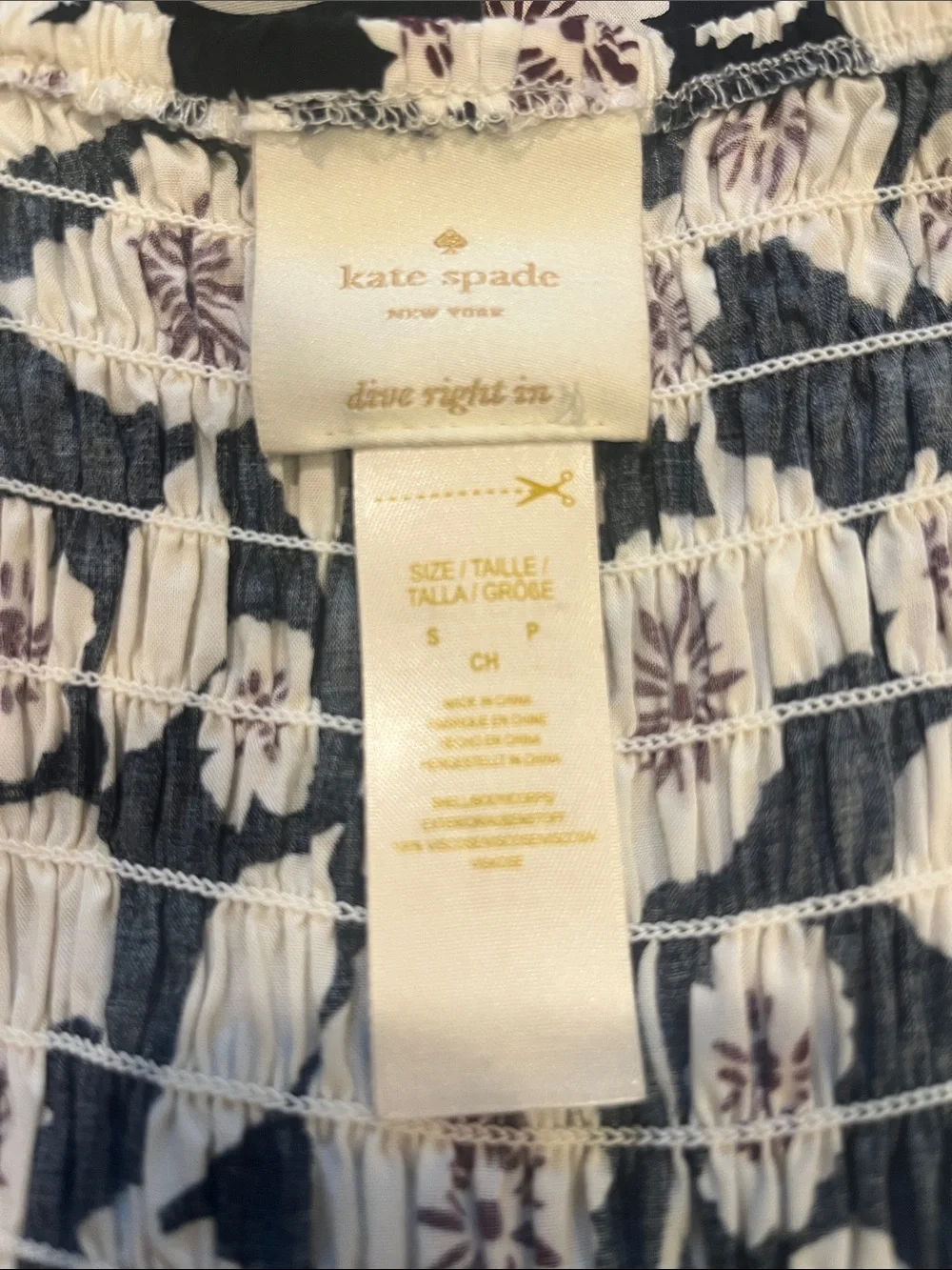 Kate Spade Floral Romper Aliso Beach